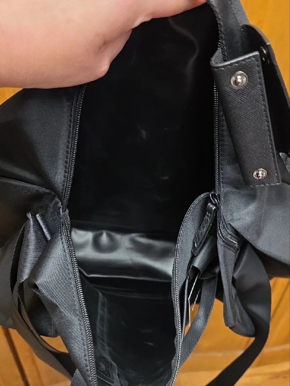 NWT Kenneth Cole Black Weekender Duffle Travel Gym Overnight Bag